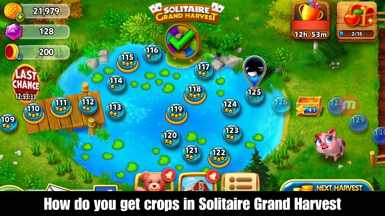 How do you get crops in Solitaire Grand Harvest